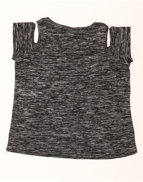 Marks & Spencer Chemisier autographe pour femme UK 20 2XL Noir moucheté