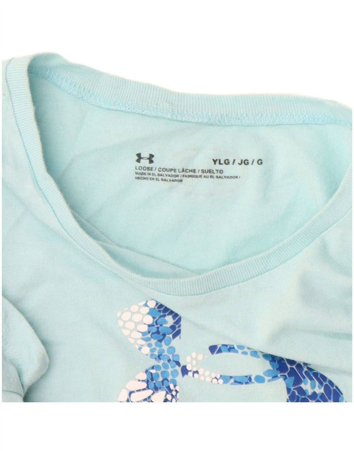 UNDER ARMOUR T-shirt ample graphique pour filles 11-12 ans Grand Bleu