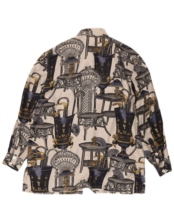 Nadine H Chemisier à motif abstrait pour femme UK 14 Large Multicolore