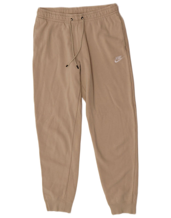 Nike Pantalon de survêtement pour femme en coton beige moyen UK 12