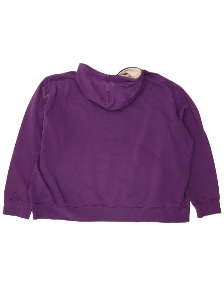 Kickers Pull à capuche graphique pour homme 2XL Violet
