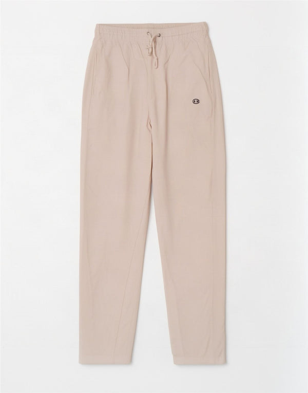 Champion Pantalon de survêtement pour femme UK 12 Medium White Cotton