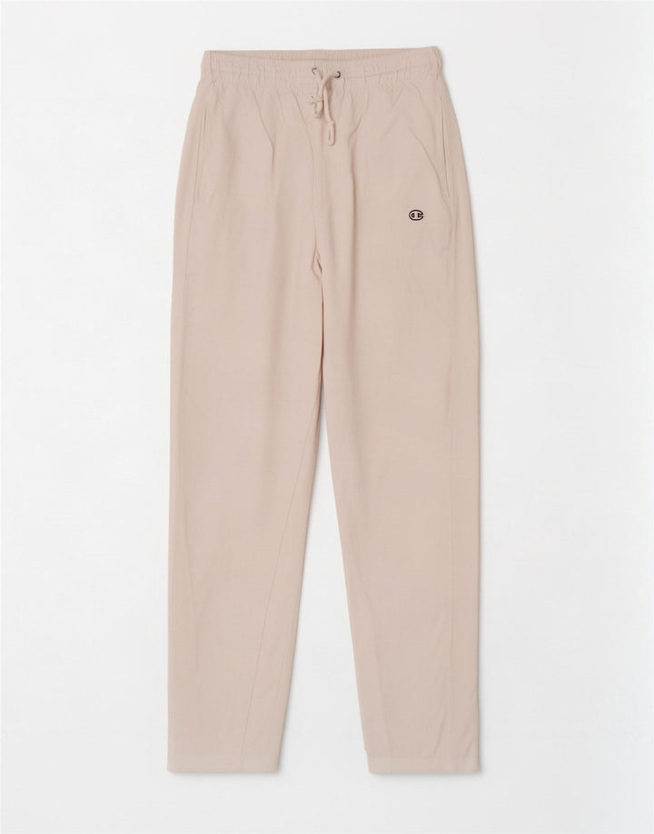 Champion Pantalon de survêtement pour femme UK 12 Medium White Cotton