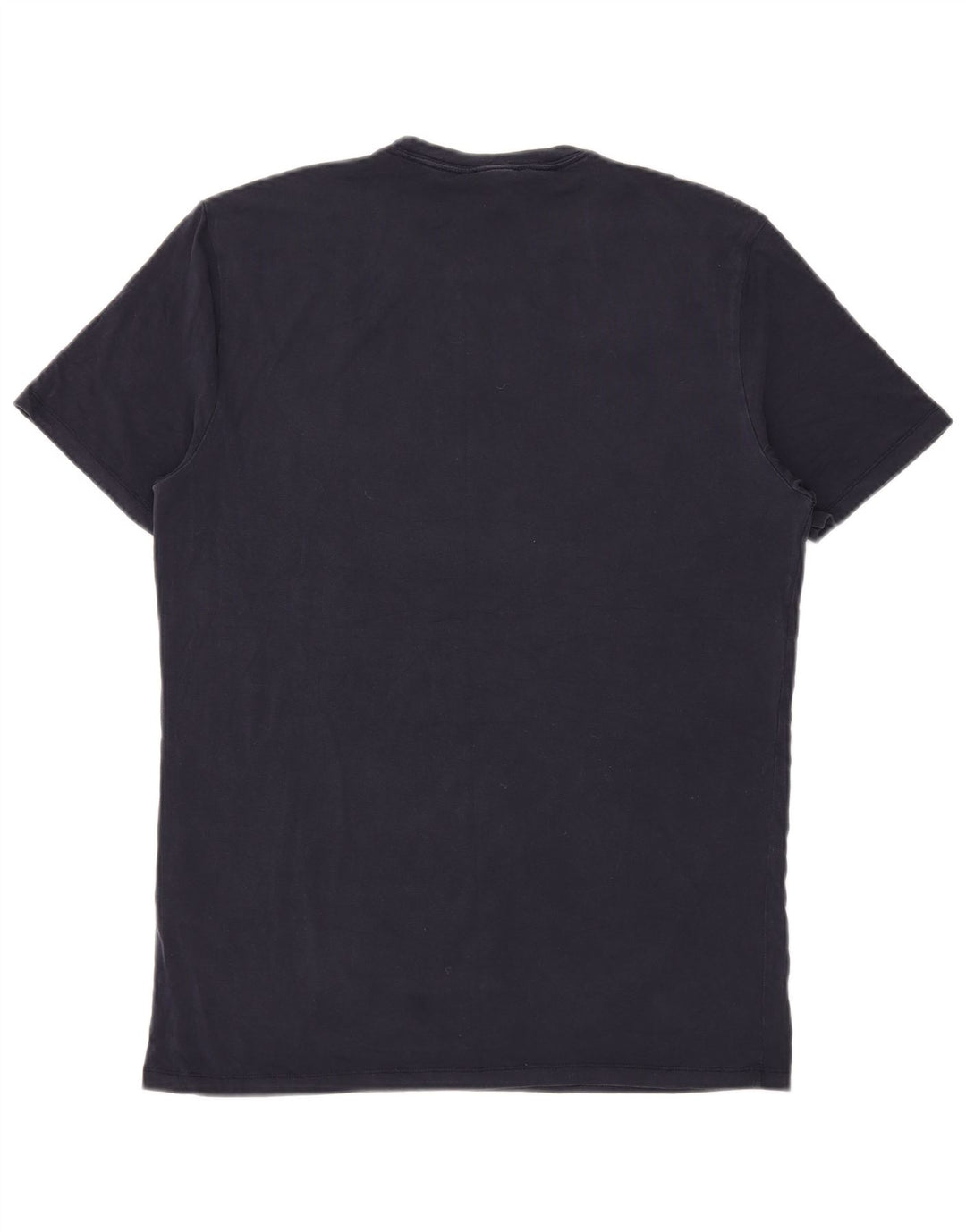 Reiss Homme T-Shirt Top Large Bleu Marine Lyocell