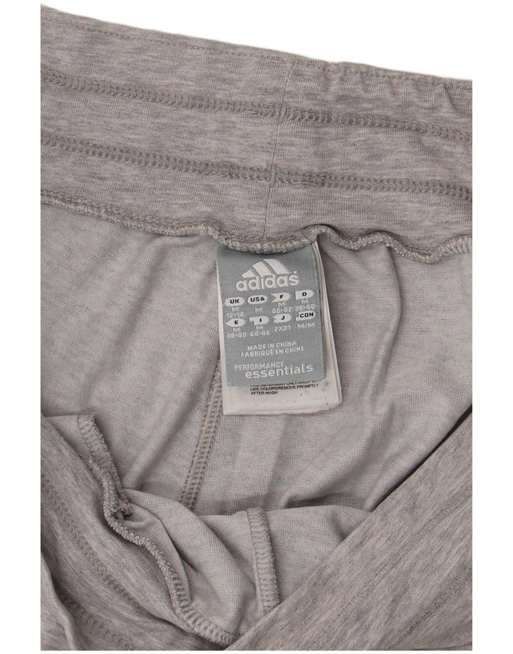 ADIDAS Pantalon de survêtement Climalite pour femme UK 12/14 Gris moyen Coton