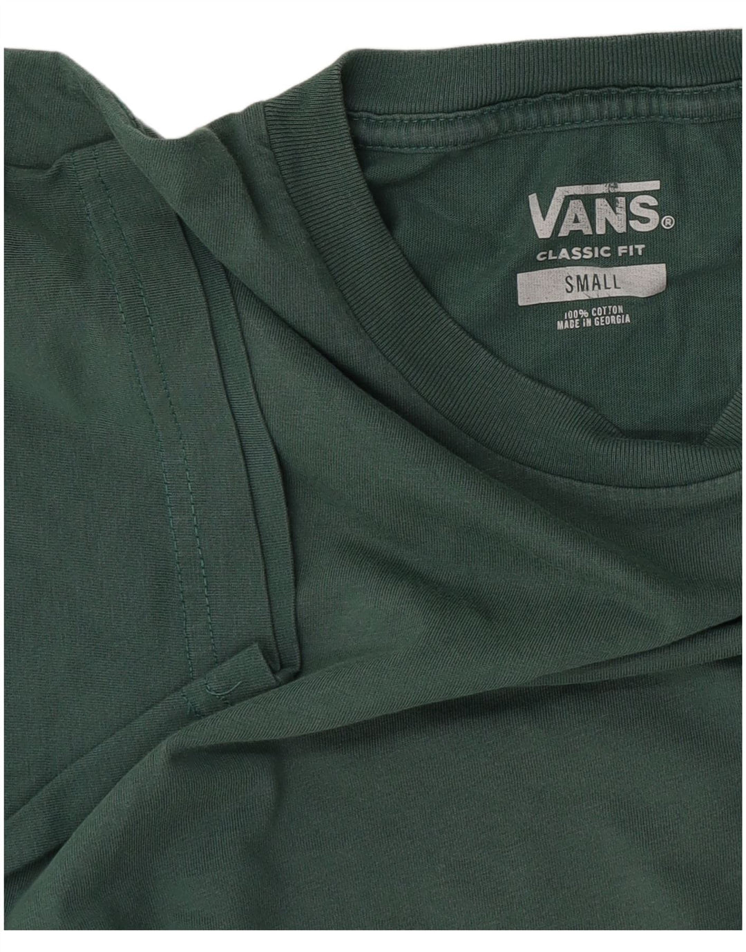 Vans T-shirt coupe classique pour homme en coton vert petit