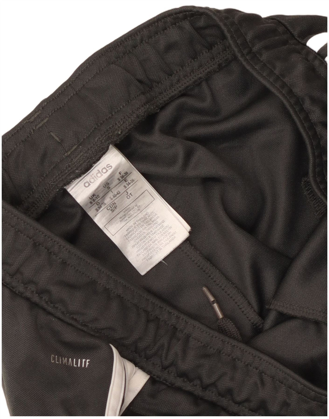 Adidas Pantalon de survêtement pour homme UK 8/10 Petit Noir Polyester