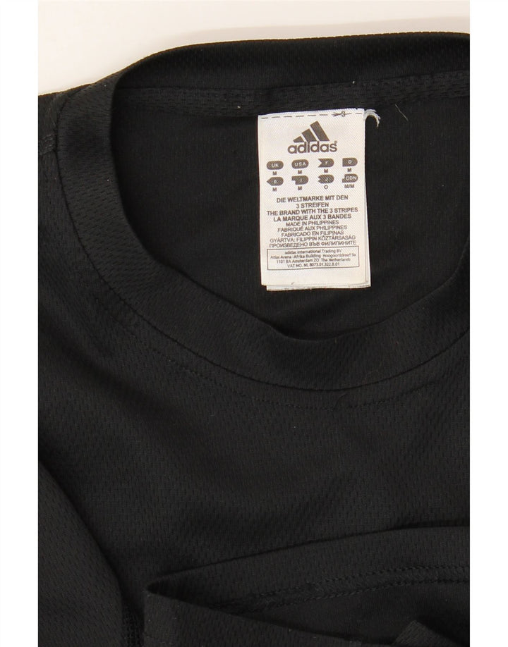 ADIDAS T-Shirt Climalite Homme Noir Moyen Polyester
