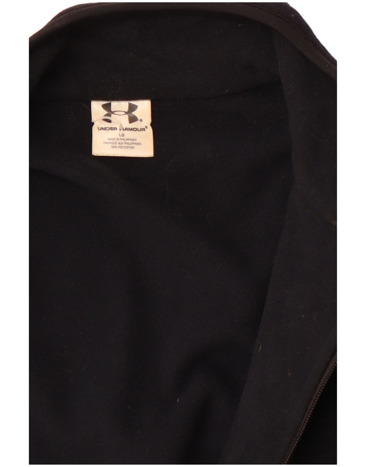 UNDER ARMOUR Veste Polaire Femme UK 16 Large Noir Polyester