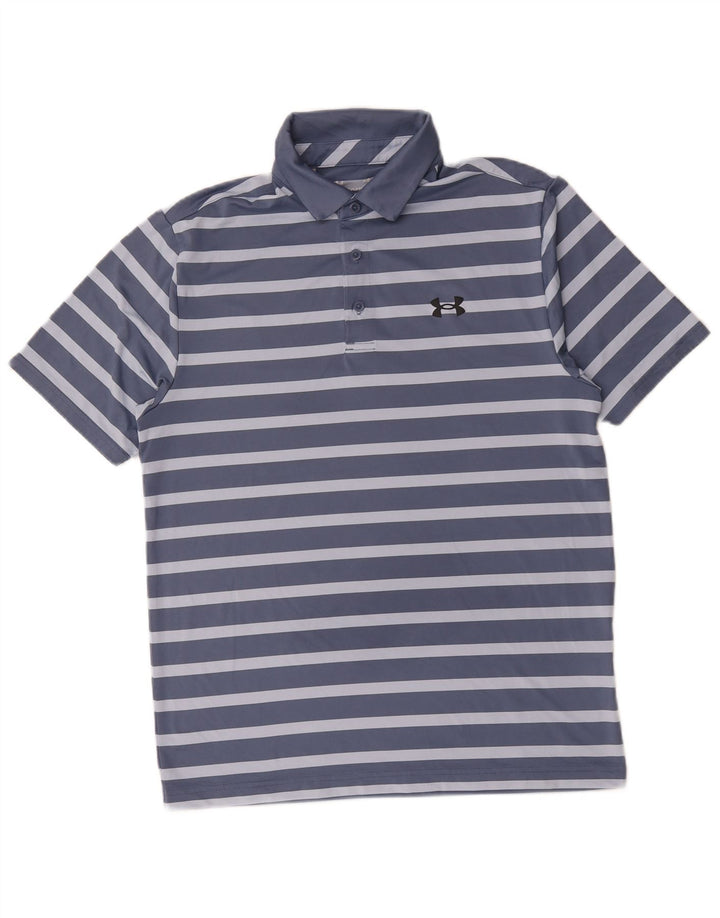 Under Armour Polo Homme Bleu Moyen Rayé