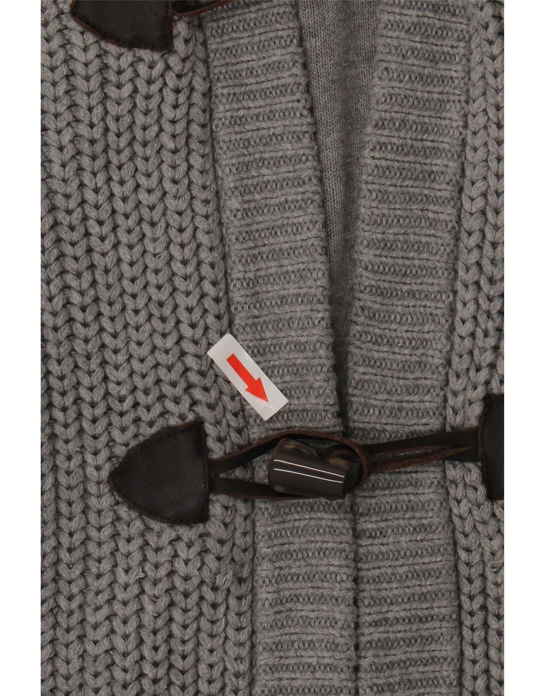 Tommy Hilfiger Cardigan à capuche pour homme en coton gris moyen
