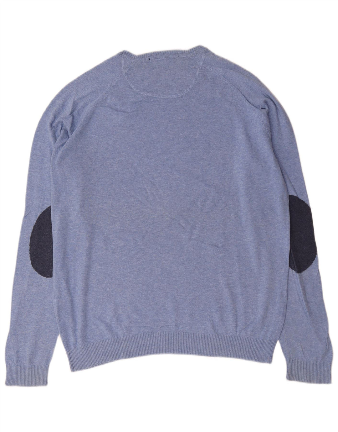 Zara Pull ras du cou pour homme XL en coton bleu