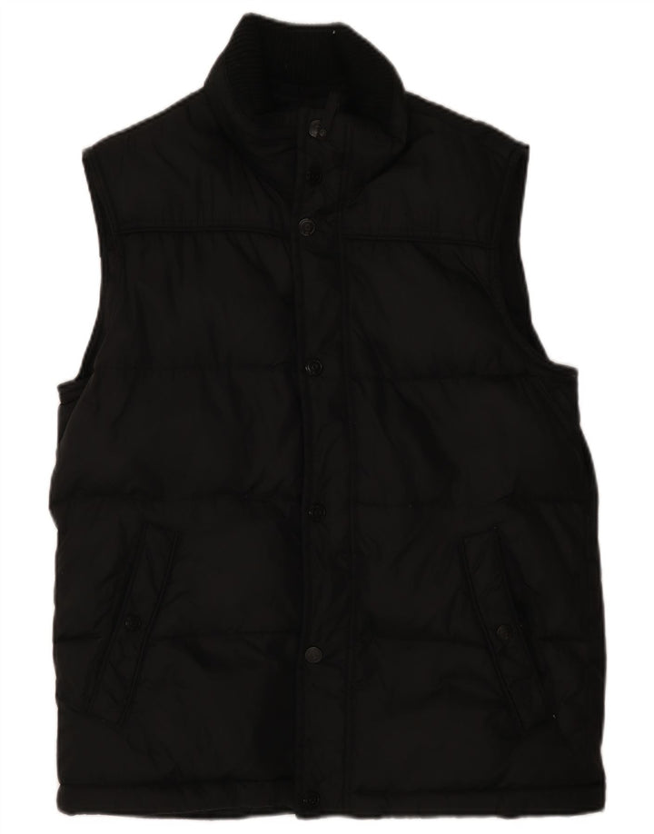 ESPRIT Gilet rembourré homme UK 38 Medium Black Nylon