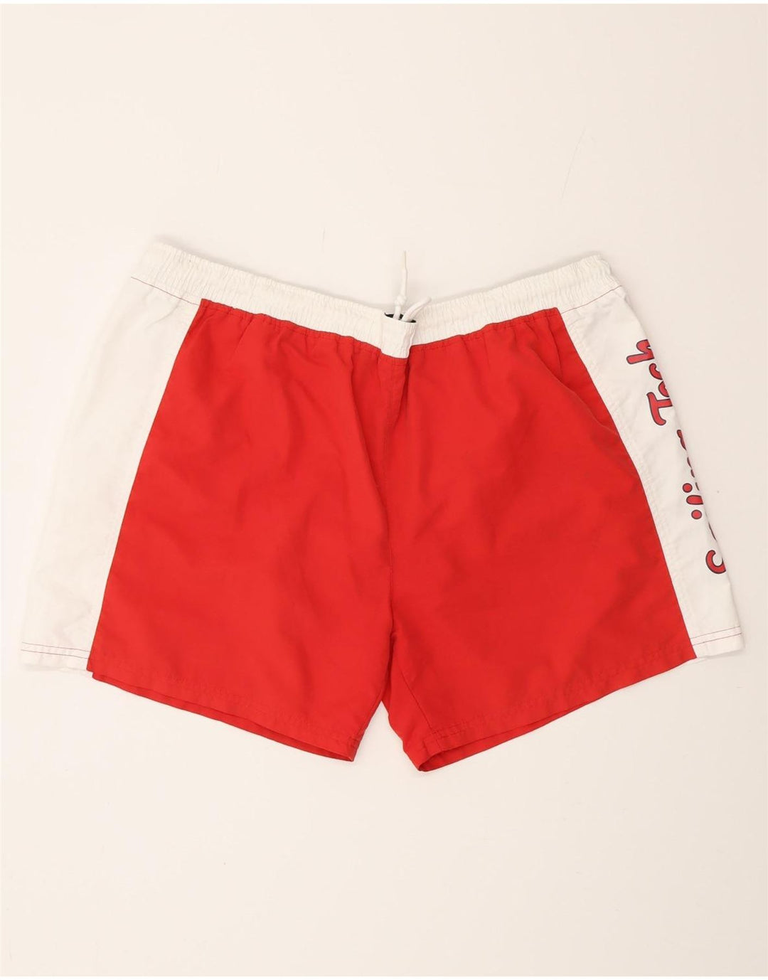 SERGIO TACCHINI Short de Bain Graphique Homme XL Rouge Colorblock Polyester