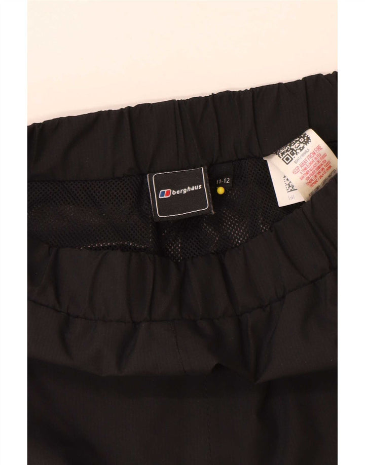 Berghaus Pantalon imperméable garçon 11-12 ans Noir Polyester