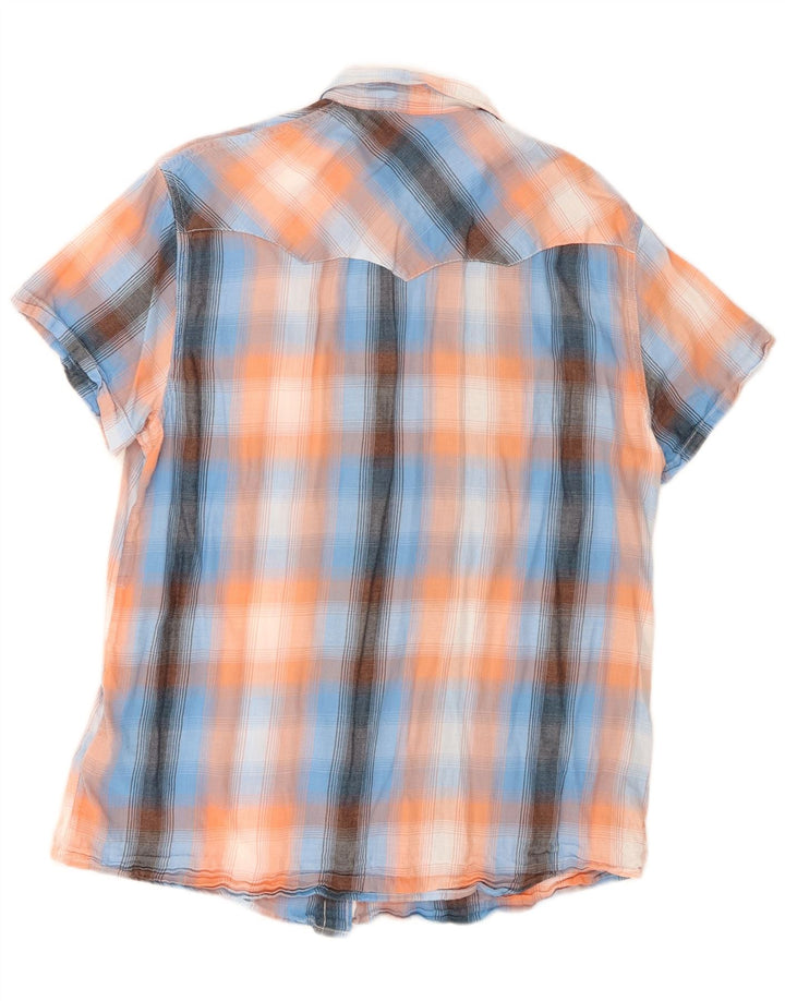 Wrangler Chemise coupe classique pour homme en coton à carreaux multicolores