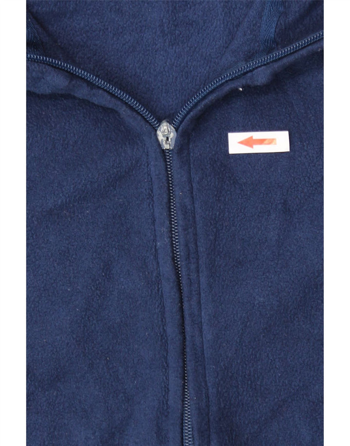 Marks & Spencer Veste polaire pour femme UK 14 Bleu marine moyen Polyester