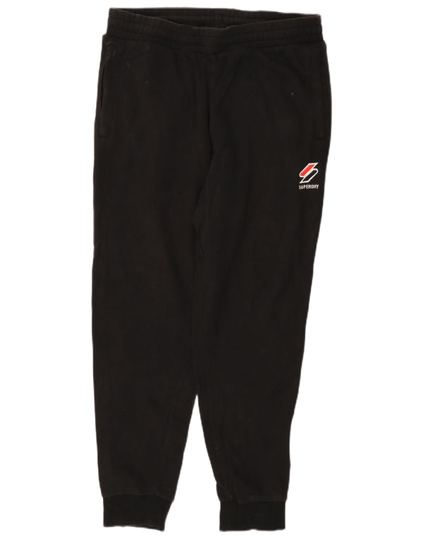 Superdry Pantalon De Survêtement Joggers Large Noir Coton Homme