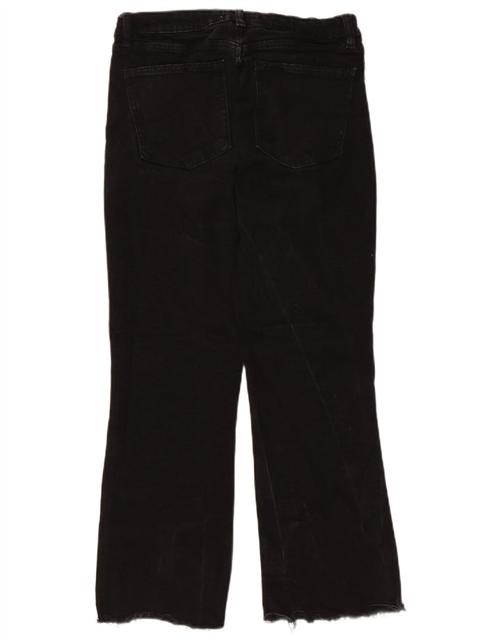 Jean Bootcut Femme ZARA EU 36 XS W26 L25 Noir