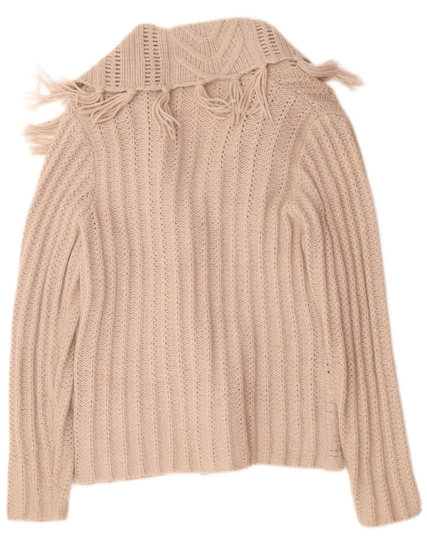 Marks & Spencer Pull Cardigan Femme UK 14 Grand Acrylique Gris