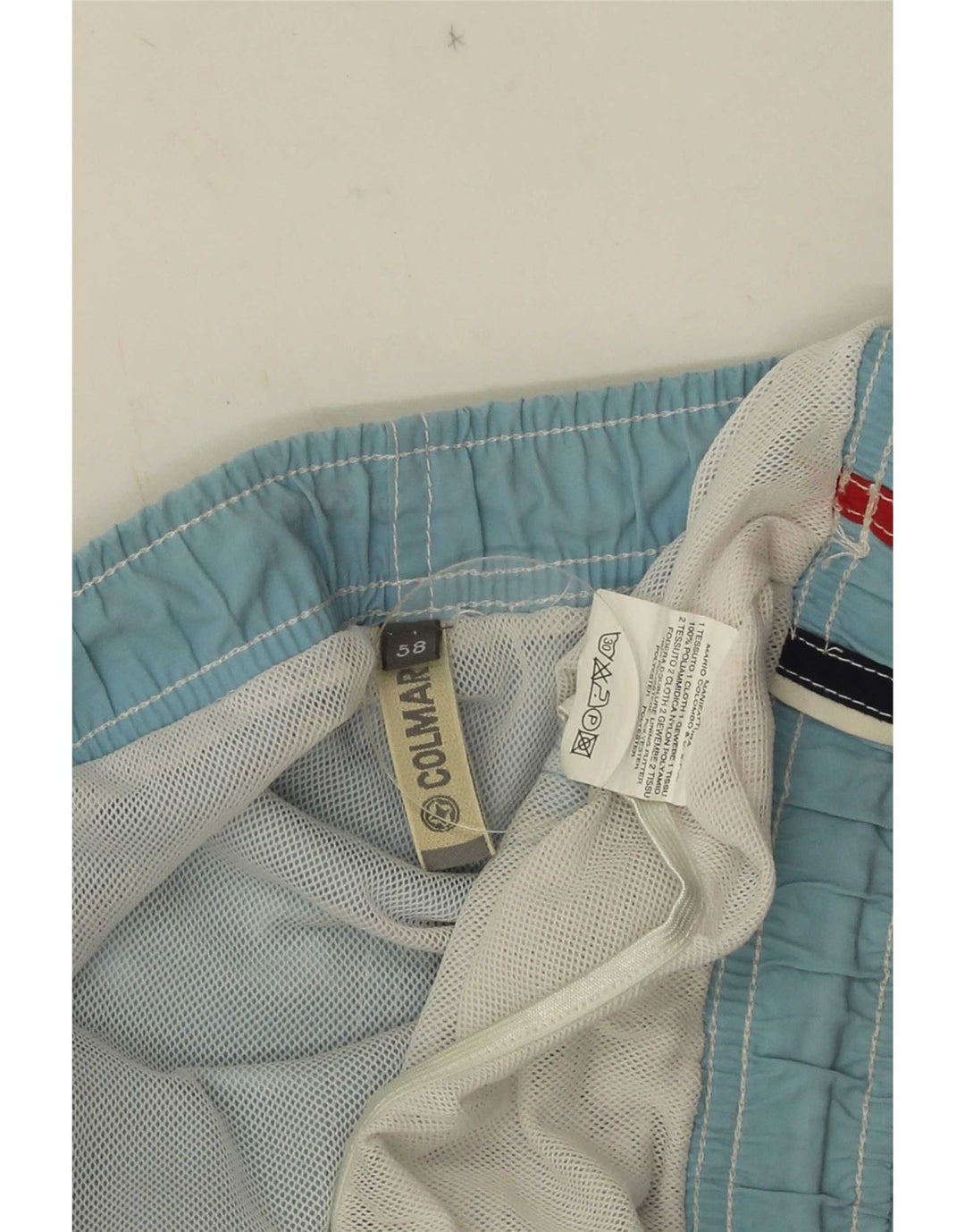 Colmar Short de Bain Homme IT 58 XL Bleu Rayé Polyester