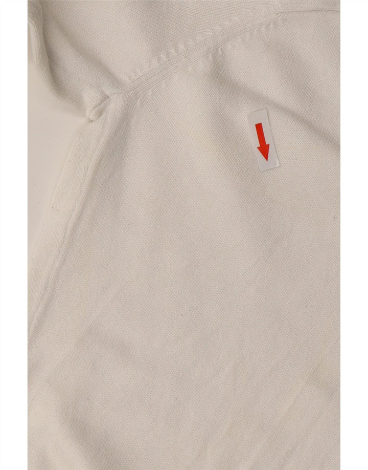 ARMANI EXCHANGE Pull à col rond pour homme Grand coton blanc