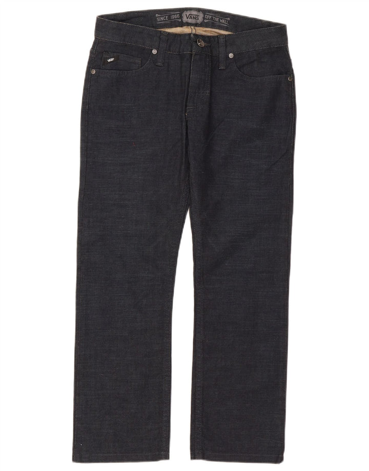 Vans Jean droit homme W28 L25 bleu marine coton