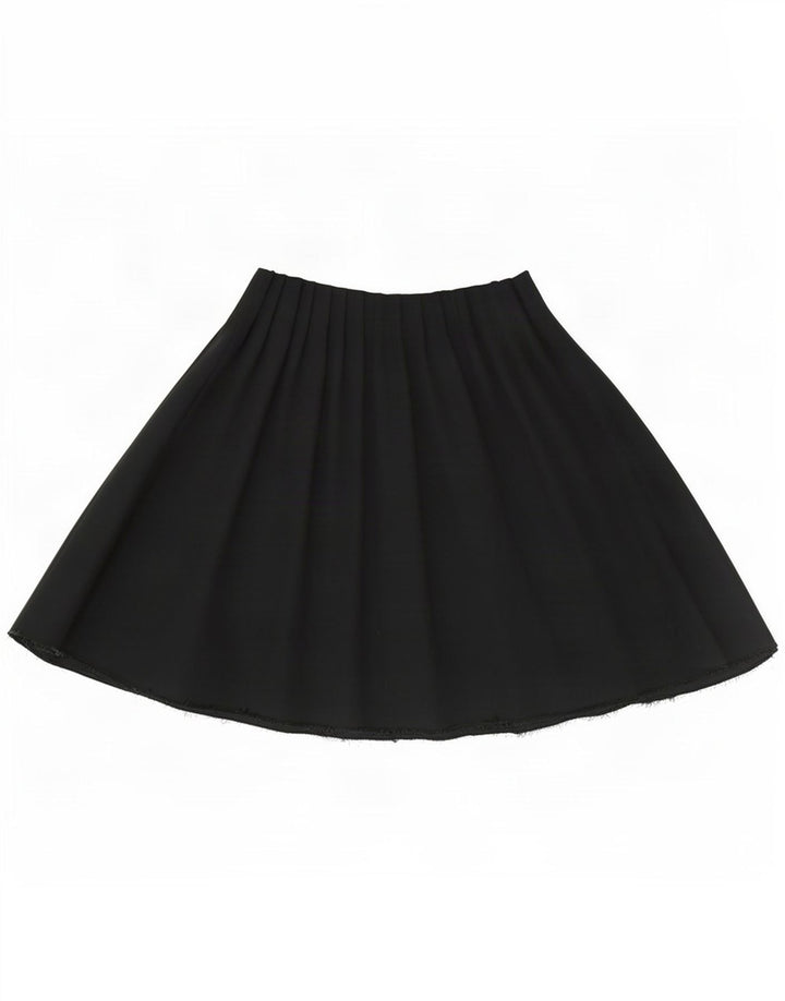 Zara Femme Jupe Plissée Small W26 Vert Viscose