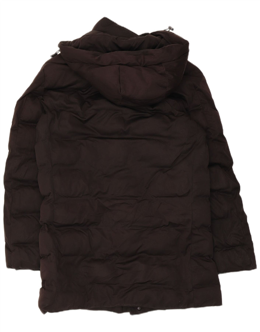 Zara Veste matelassée à capuche pour homme UK 36 Small Noir Polyester