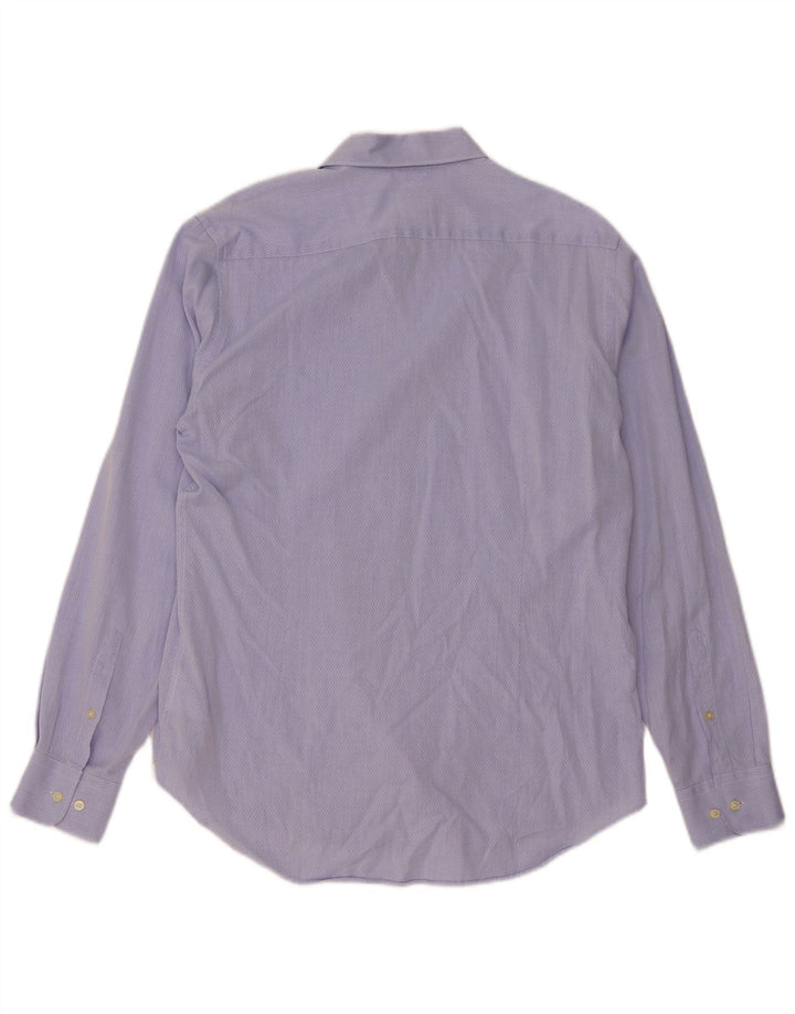 Henry Cottons Chemise Homme Taille 40 Coton Géométrique Bleu Moyen