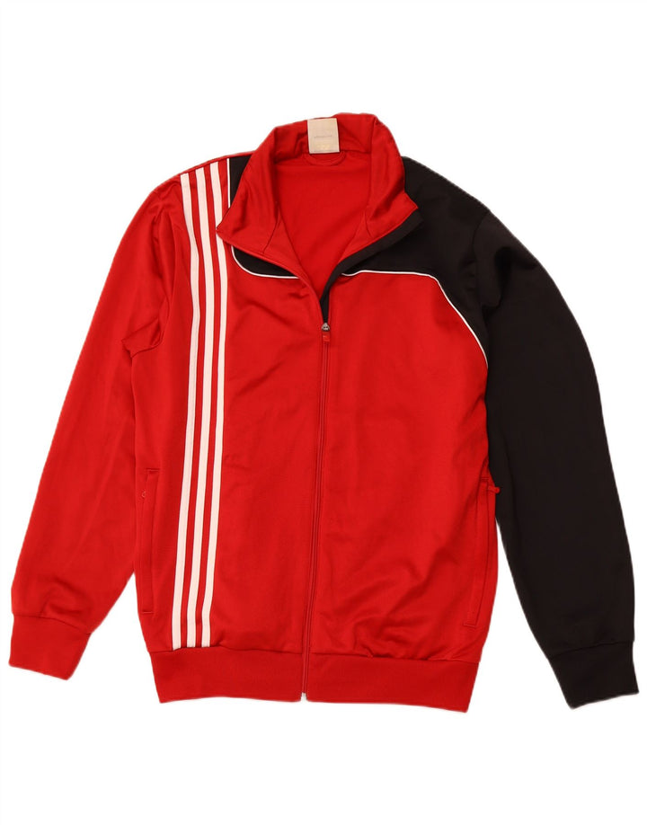ADIDAS Veste de survêtement pour homme UK 40/42 Rouge moyen Colourblock Sports