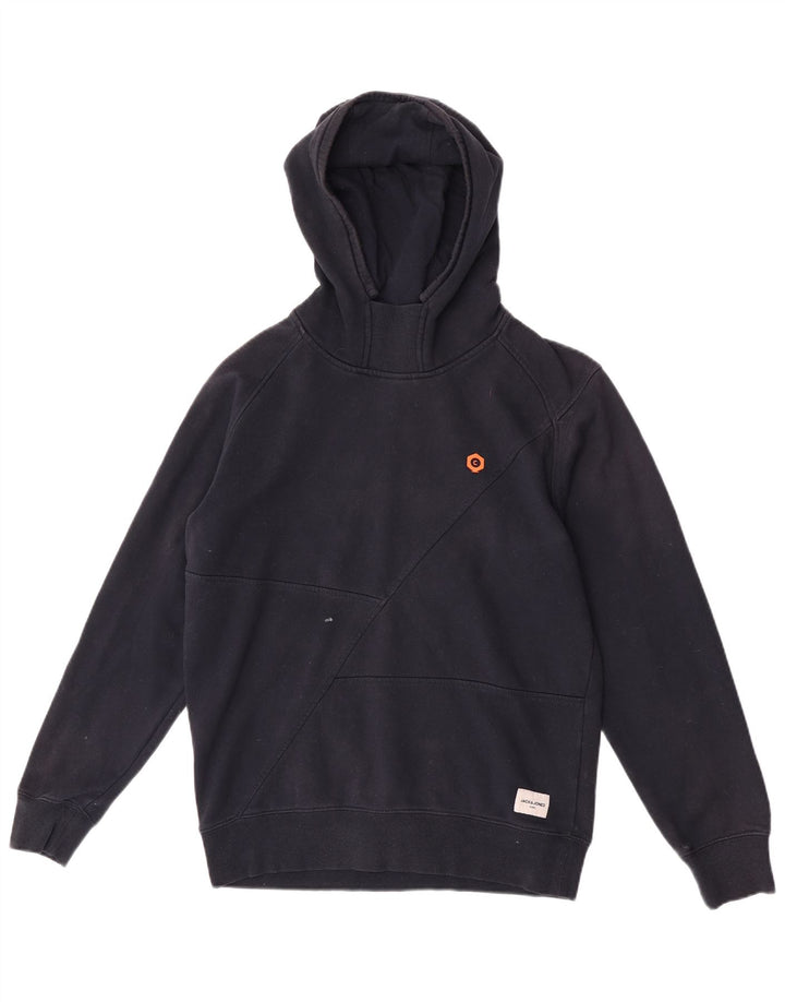 Jack & Jones Pull à Capuche Homme Bleu Marine Moyen Coton