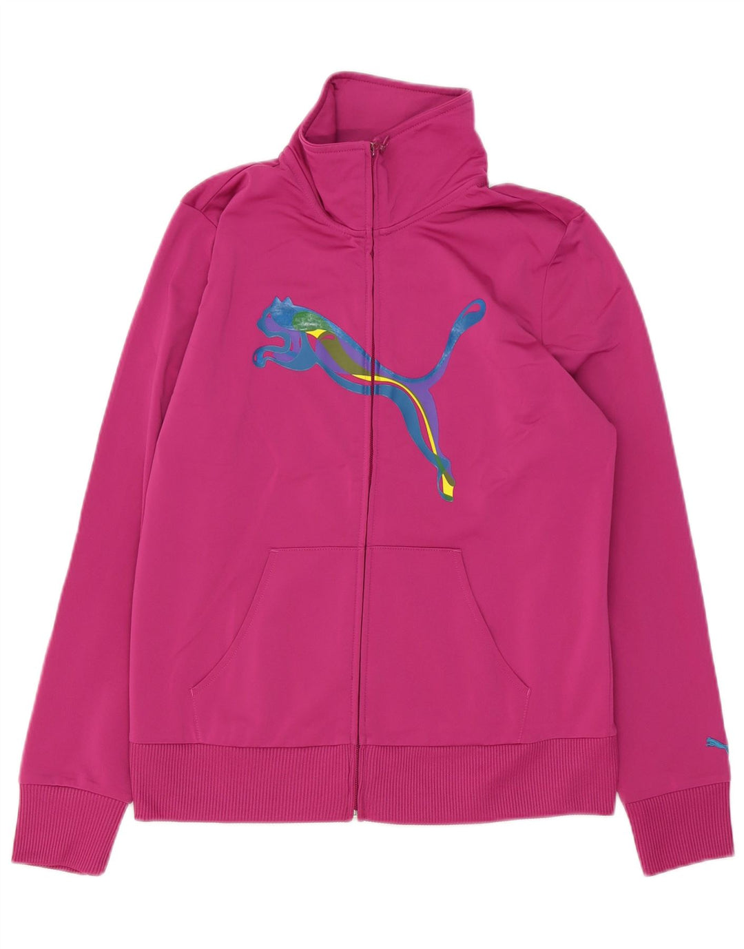 Puma Veste de survêtement graphique pour femme UK 16 Large Rose Polyester