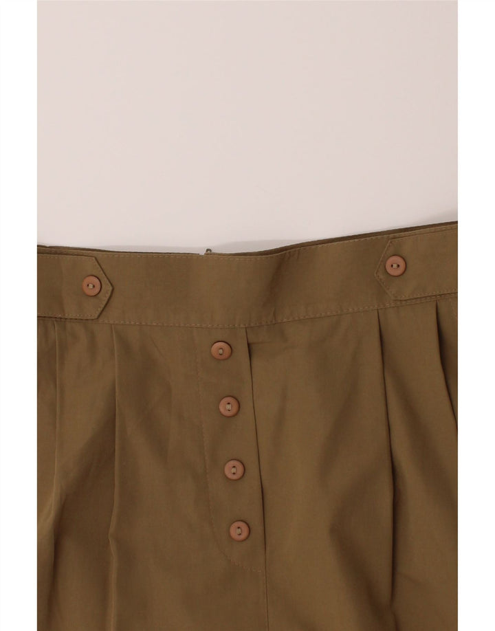 VINTAGE Womens Midi Skirt EU 40 Medium W28 Brown Vintage Vintage and Second-Hand Vintage from Messina Hembry 