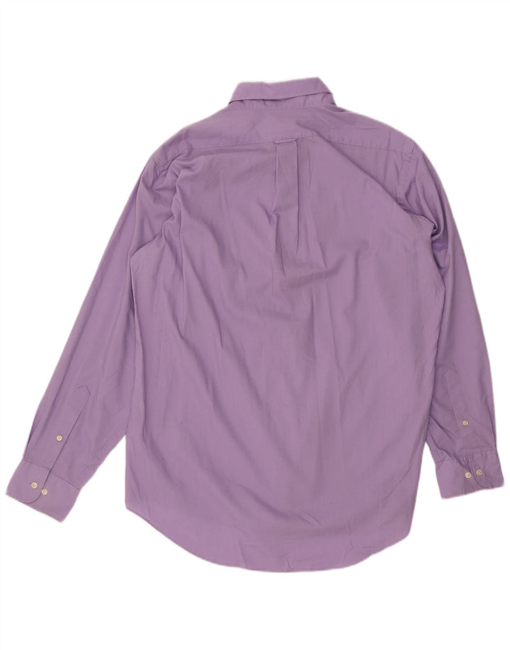 IZOD Chemise Homme Taille 16 Grand Coton Violet