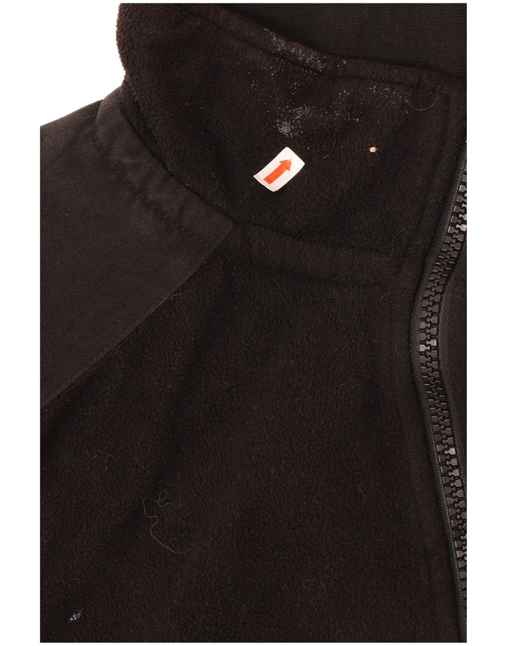Timberland Veste polaire pour homme UK 40 Large Noir Polyester