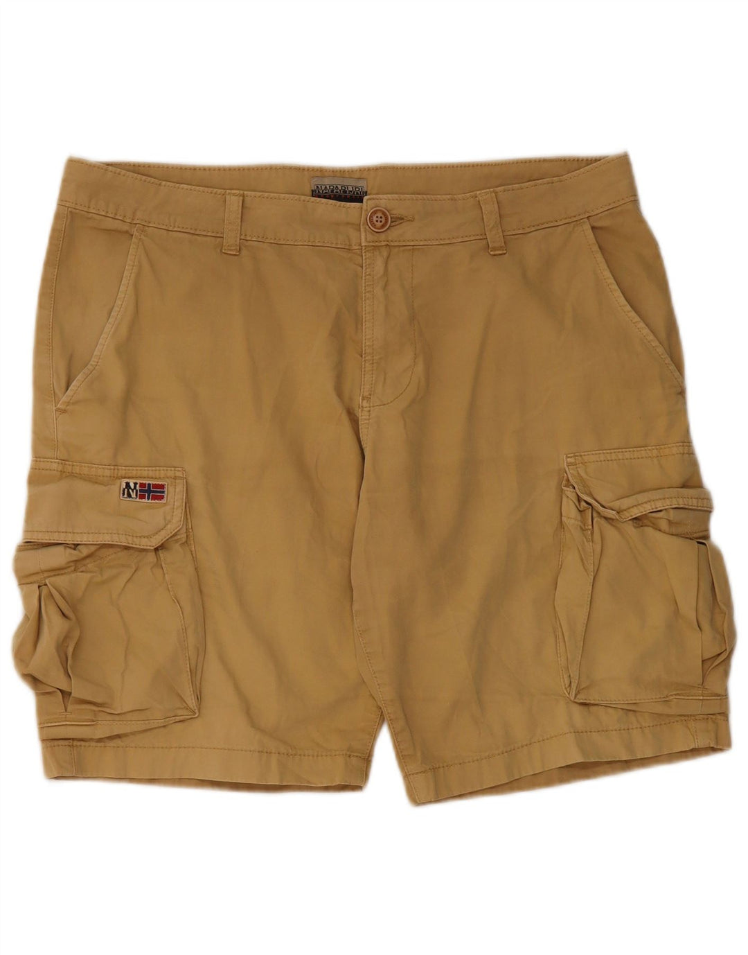Napapijri Short cargo homme W34 grand coton beige