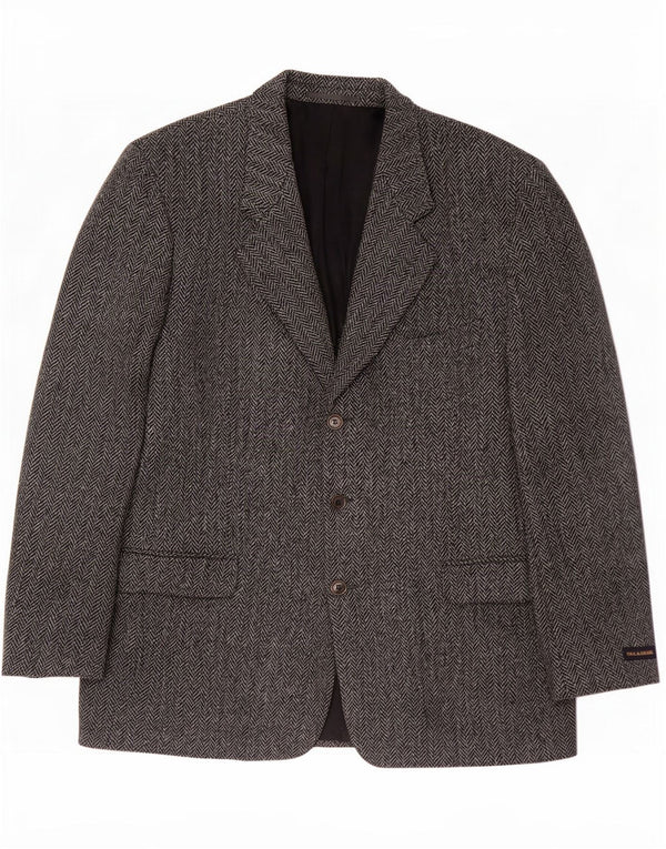 Paul & Shark Veste blazer Harris Tweed pour homme IT 54 2XL Gris à chevrons