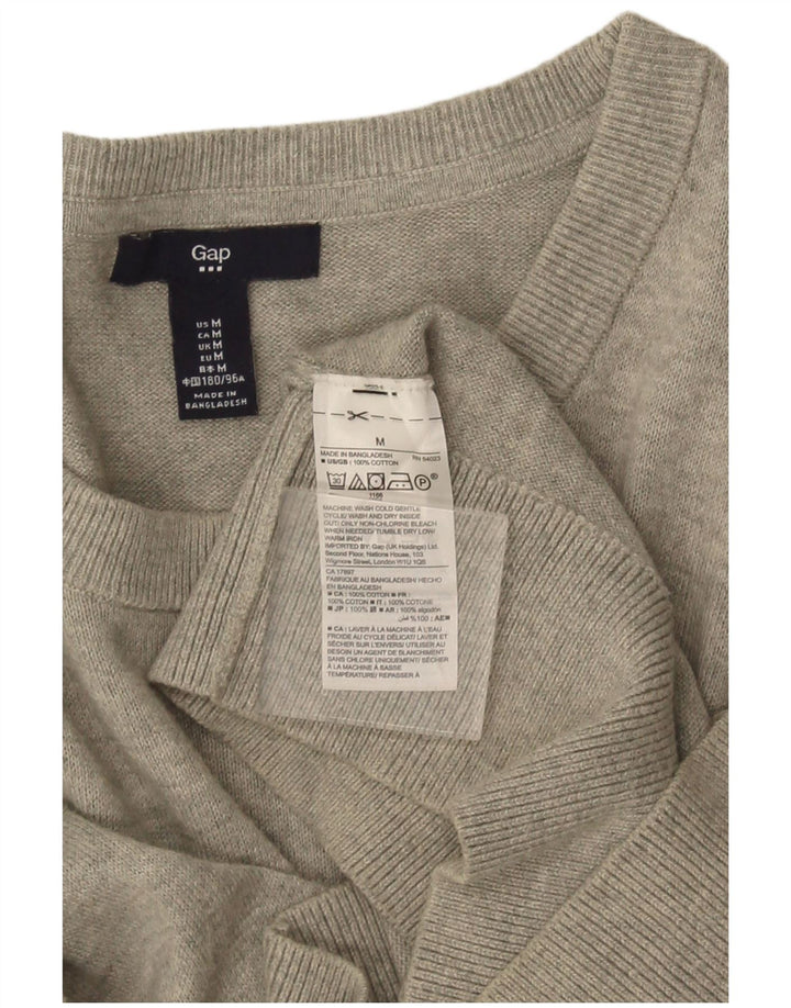 Gap Pull Col Bateau Homme Gris Moyen Moucheté Coton