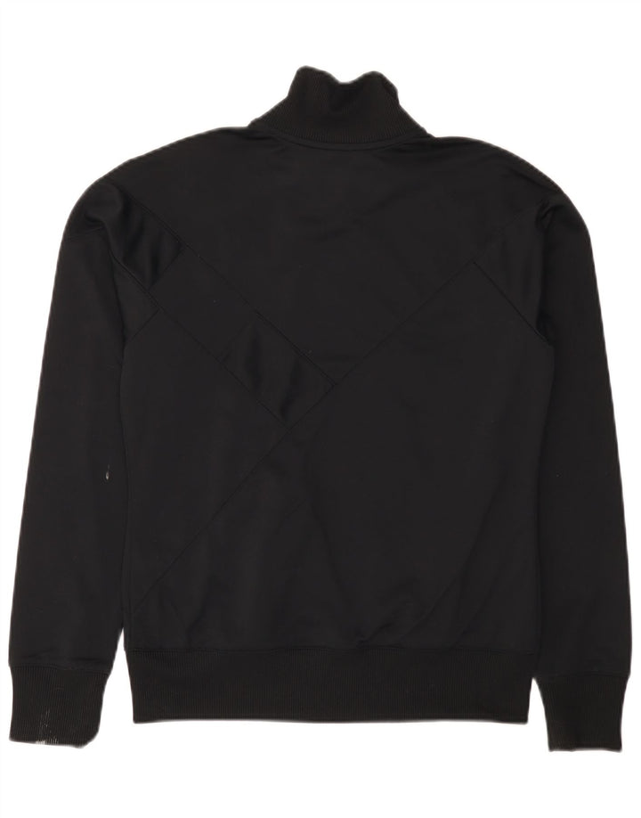 Nike Veste de survêtement pour femme UK 10/12 Polyester à fines rayures noires moyennes