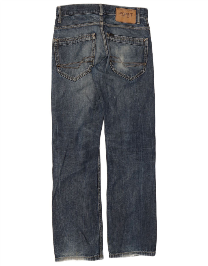 Esprit Jean Droit Femme W30 L32 Bleu Marine Coton