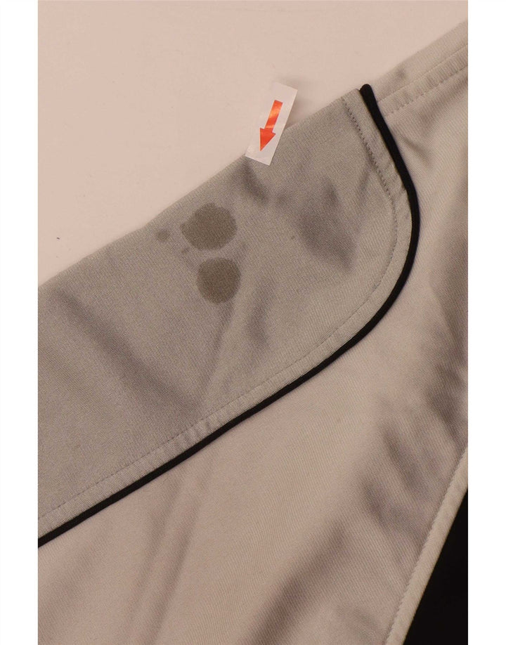 Kappa Veste de survêtement pour homme Small Noir Colorblock Polyester