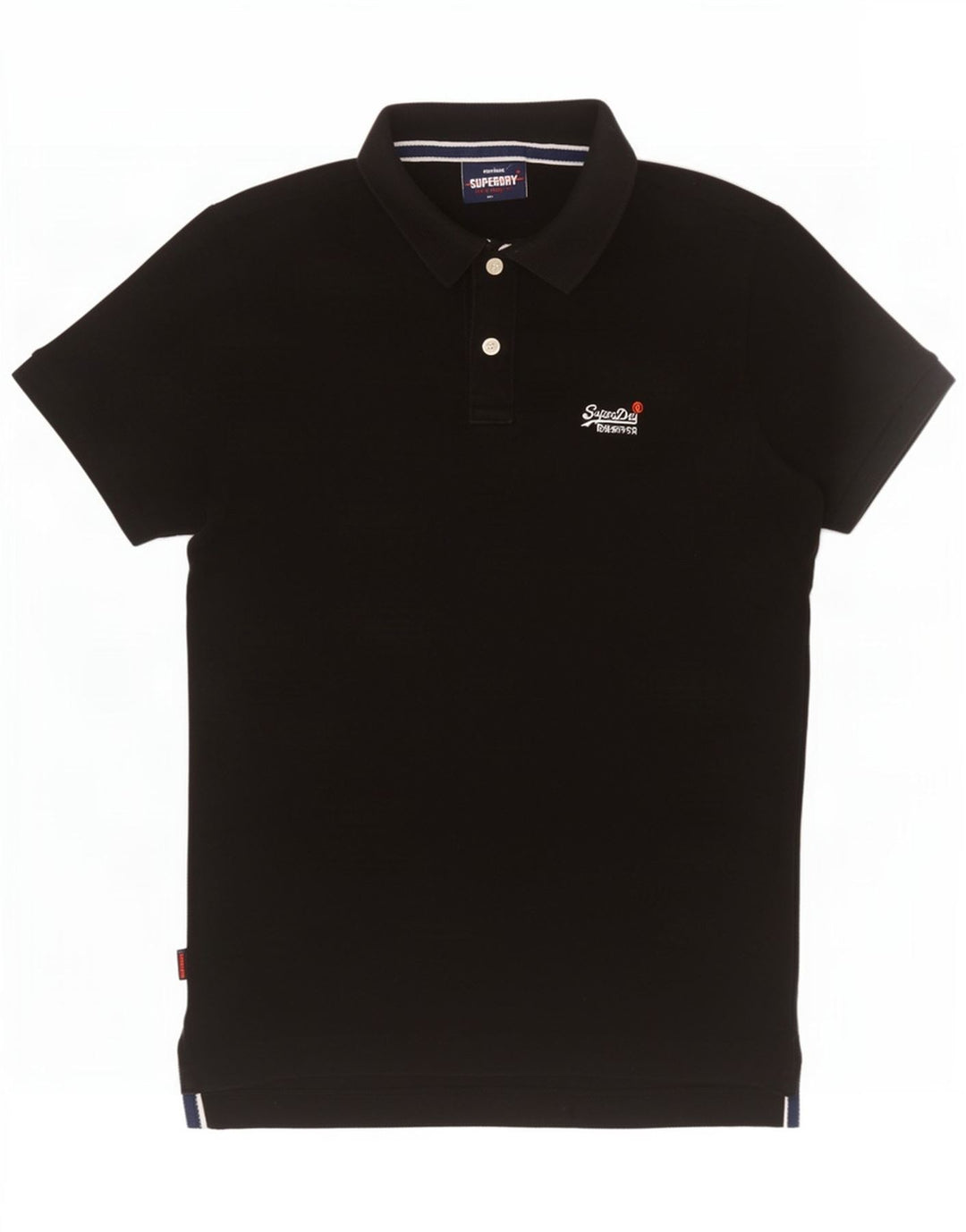 Superdry Polo Homme Coton Noir Moyen