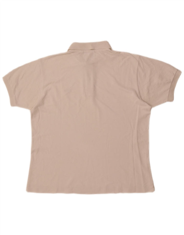 Lacoste Polo coupe classique pour homme Taille 5 Grand Blanc