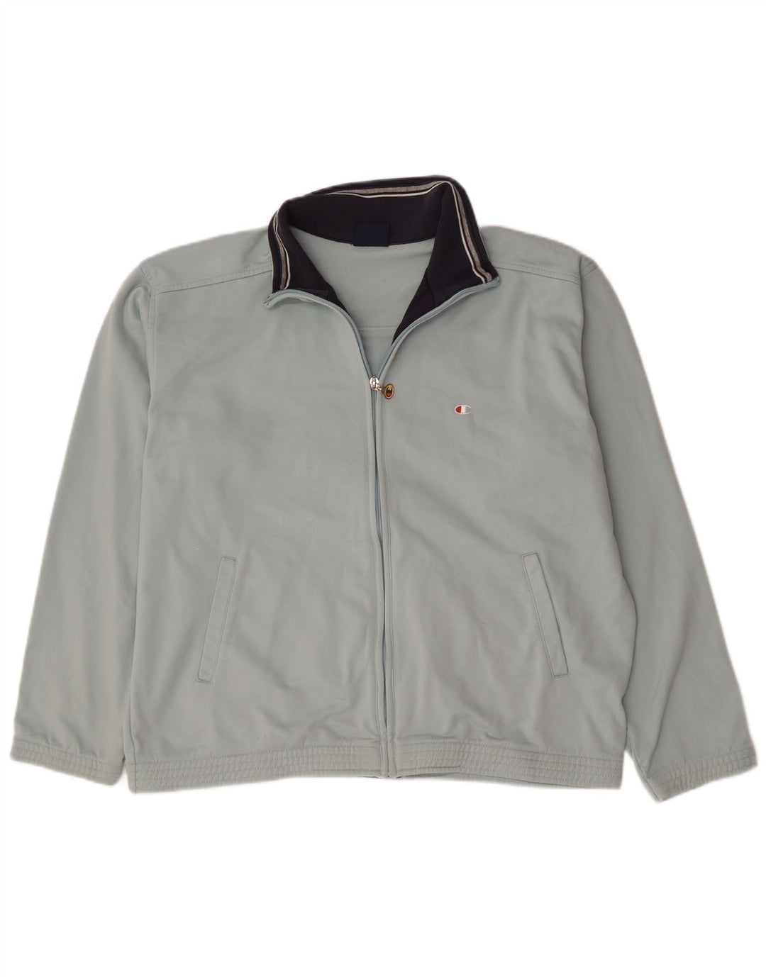 Champion Veste de survêtement pour homme Taille L Bleu Polyester