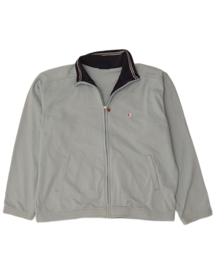 Champion Veste de survêtement pour homme Taille L Bleu Polyester