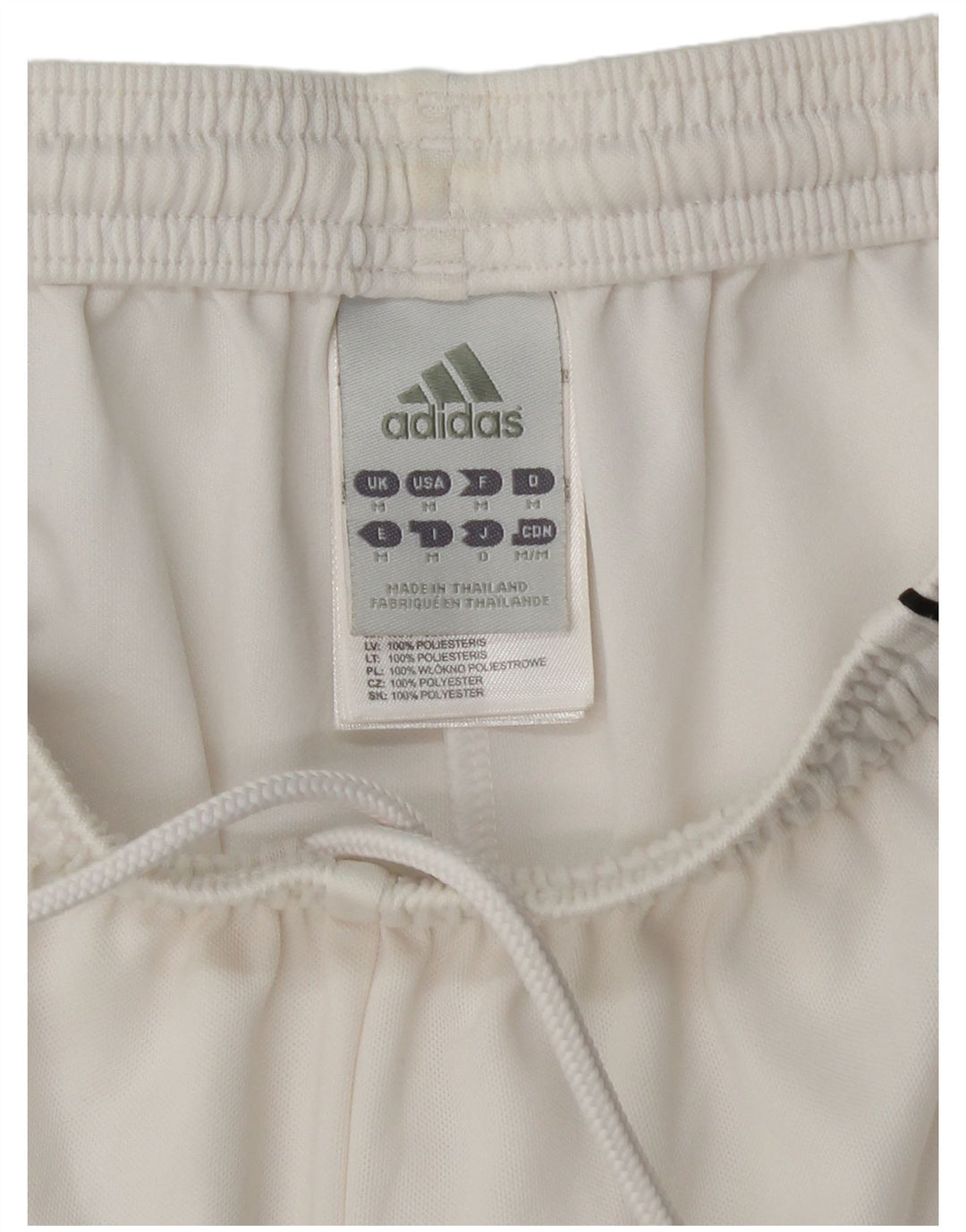 Adidas Short de sport Climalite Homme Blanc Moyen Polyester