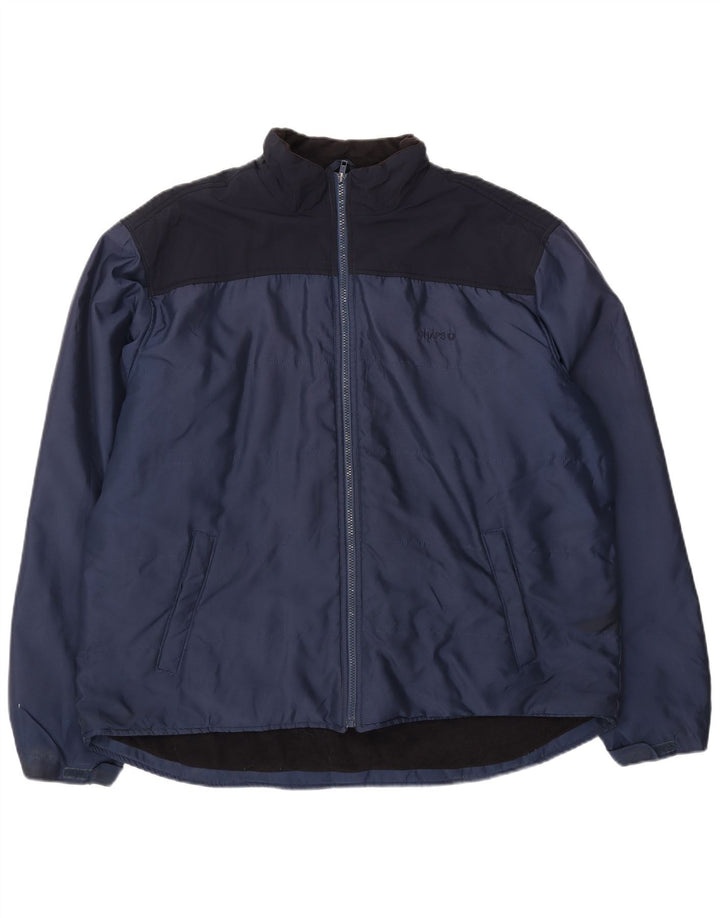 Chaps Veste Coupe-Vent Homme UK 44 2XL Bleu Marine Colourblock