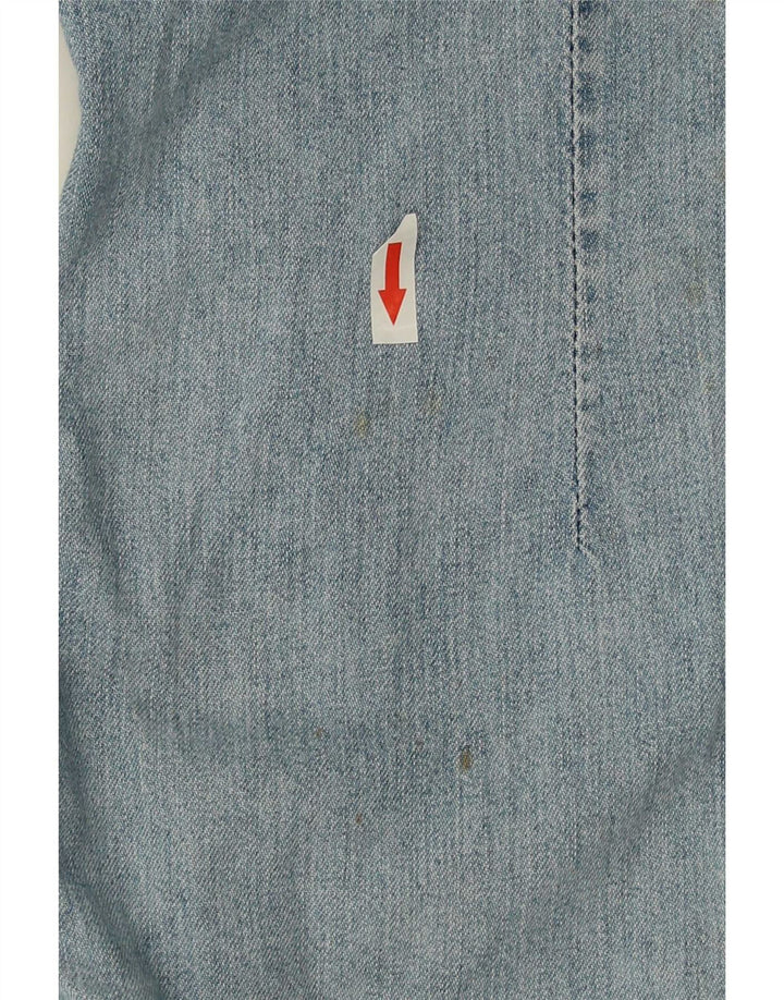 Wrangler Chemise en jean pour femme UK 14 Large Bleu