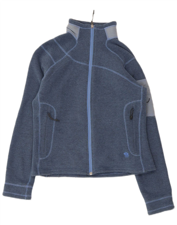 MOUNTAIN HARDWEAR Veste de survêtement Polartec pour femme UK 14 Bleu moyen